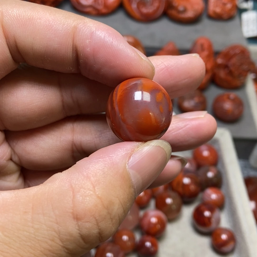 南红玛瑙未镶嵌配饰20+mm