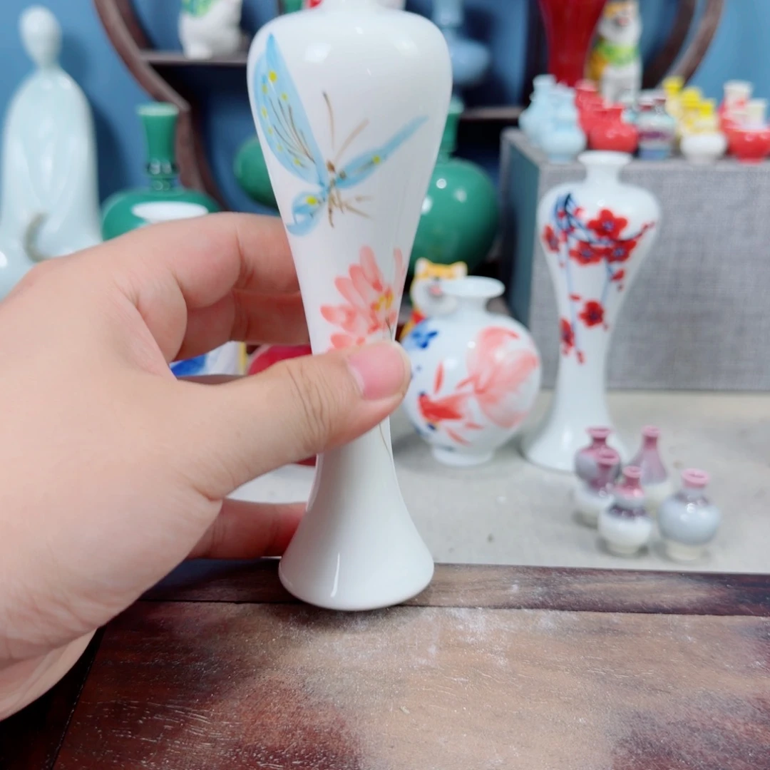陶瓷手工小花器摆件