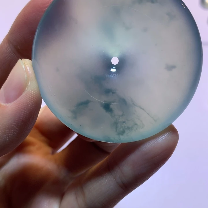 定制翡翠未镶嵌天然翡翠平安扣