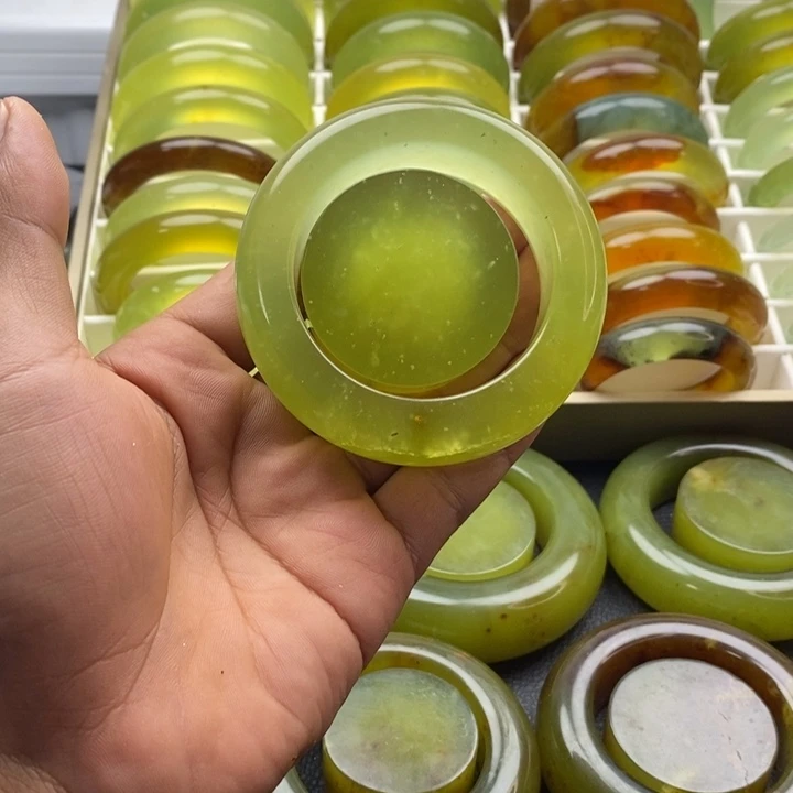 蛇纹石玉合金手镯54