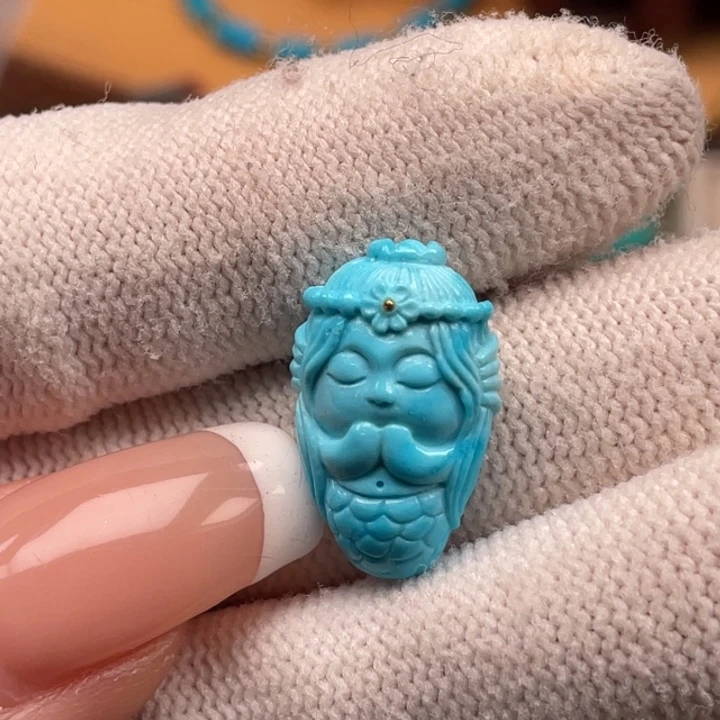 绿松石未镶嵌珠宝奇石