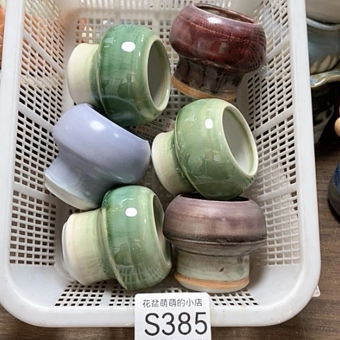 紫砂花盆385微瑕品口径4到4.5左右