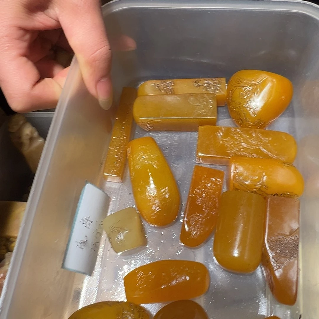 寿山石清***心寿山石批发