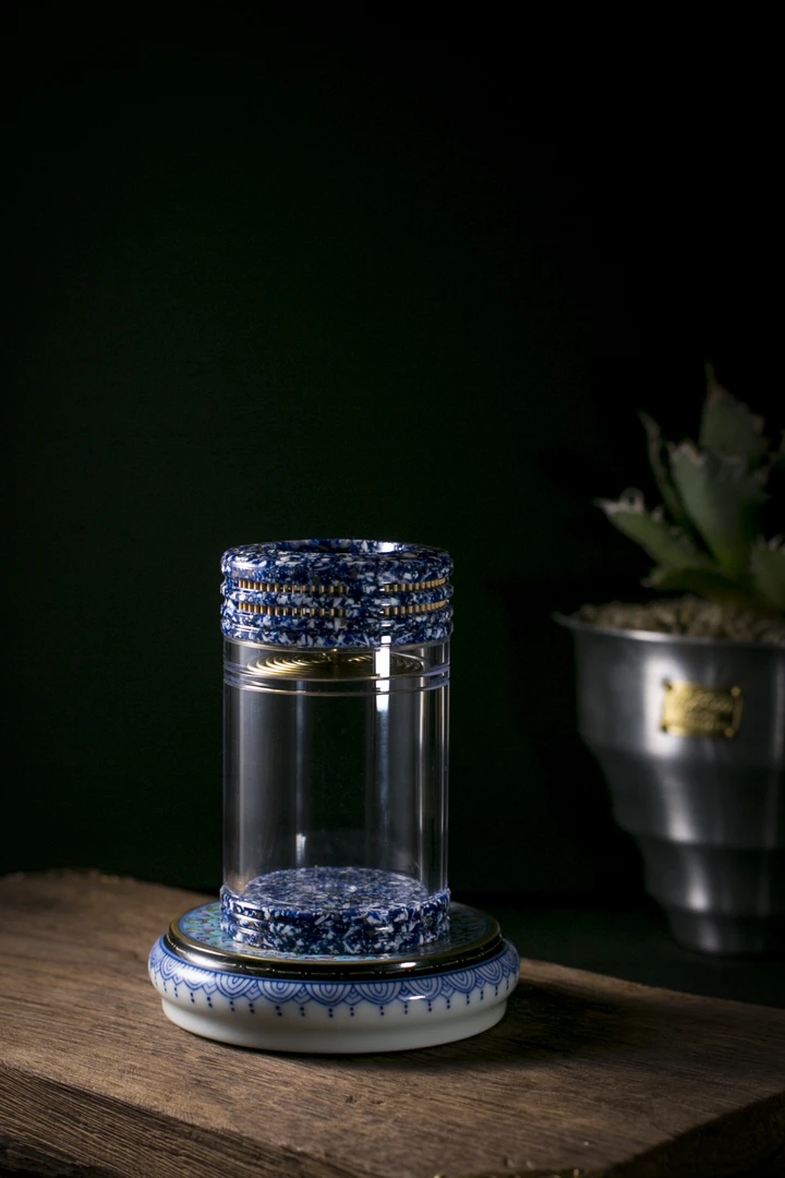 TIGER老虎出品·真·谭青花·全青花款-津门老虎四字章