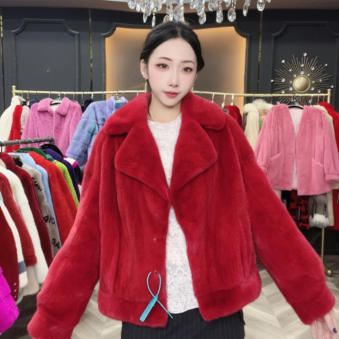 冬季新款时尚水貂