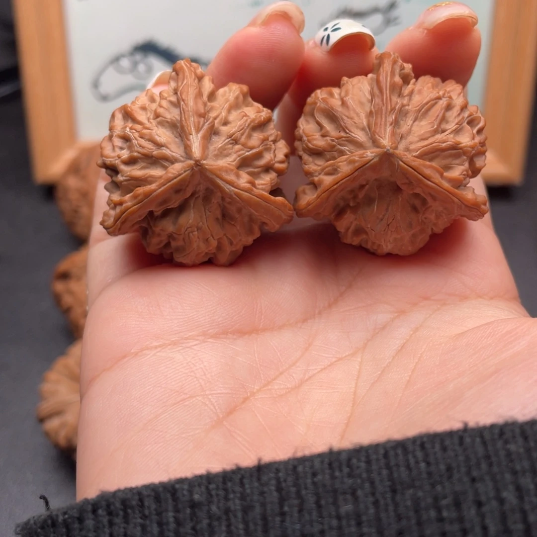 吊坠文玩核桃36全品盘山三棱