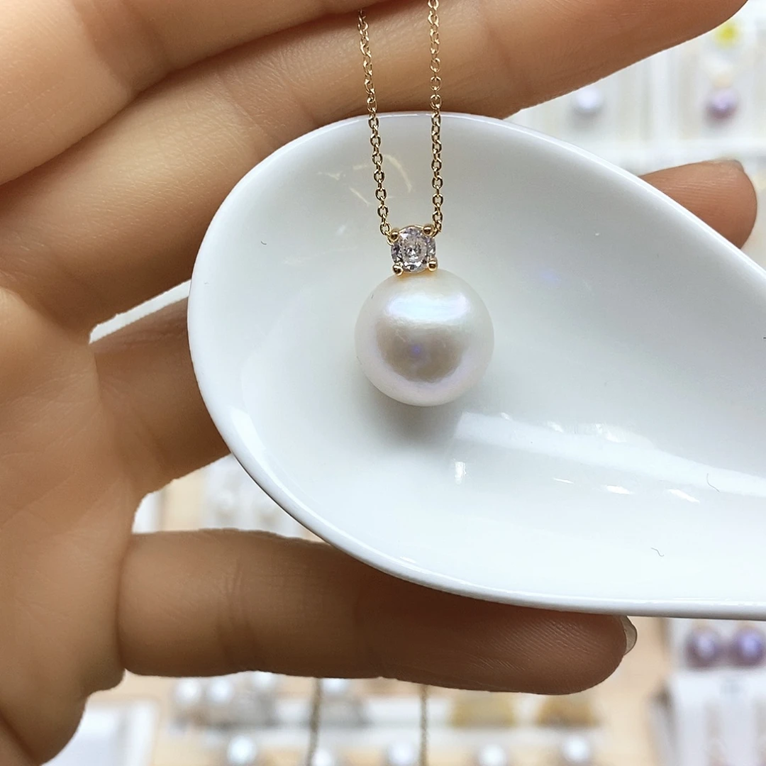淡水珍珠颈饰合金