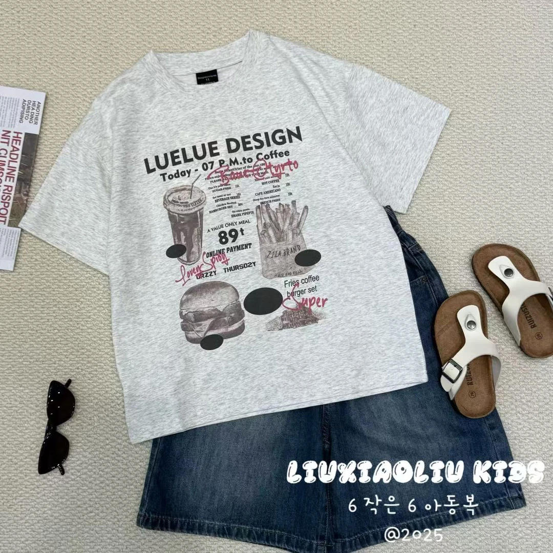 杭州六小六正版BY LIUXIAOLIU夏季儿童短袖22090