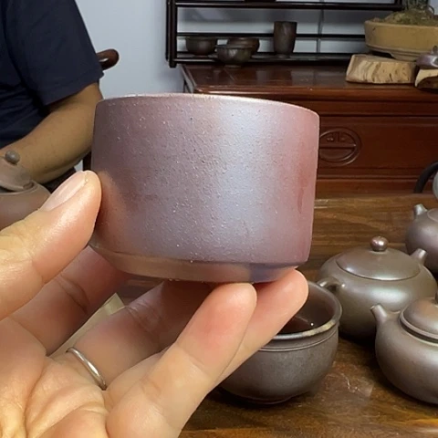戬谷龙窑柴烧茶杯4
