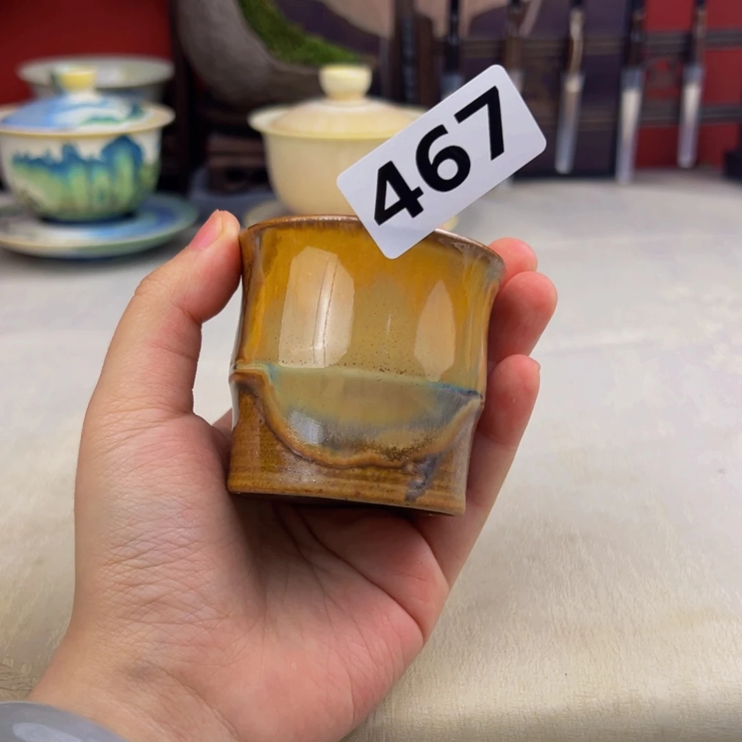 杯纯手工柴烧主人杯