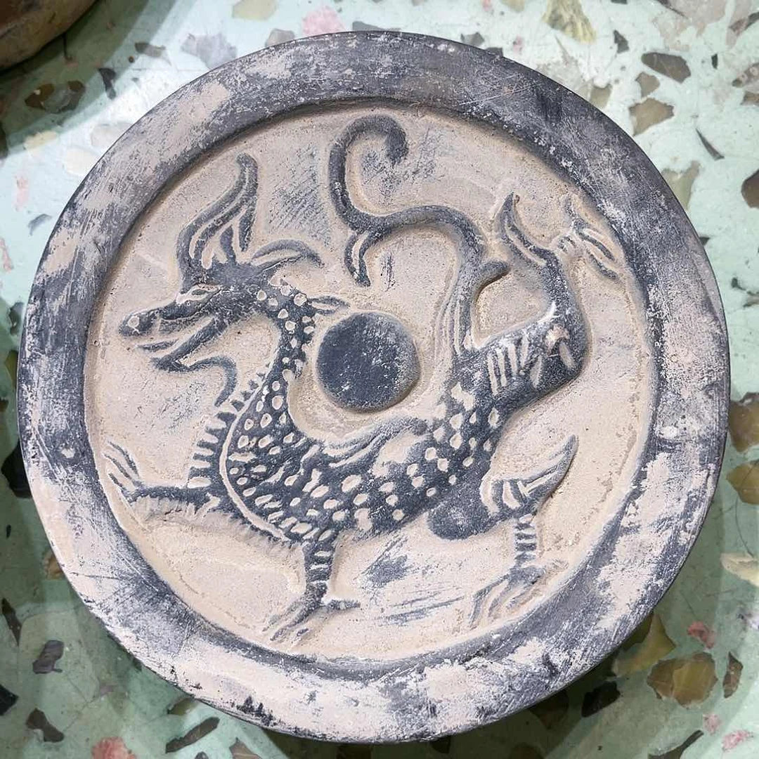 瓦当摆件茶台的一大