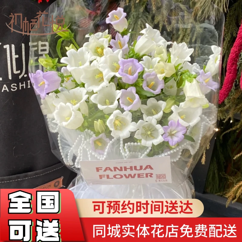 520情人节限定网红同款风铃花小时达订购鲜花速递送女友节日惊喜