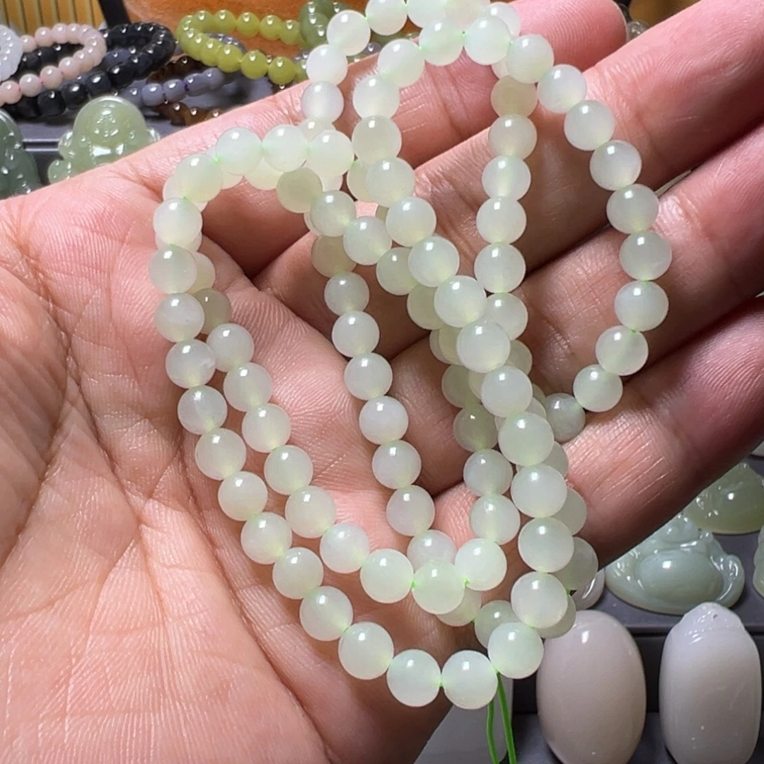 和田玉未镶嵌项链