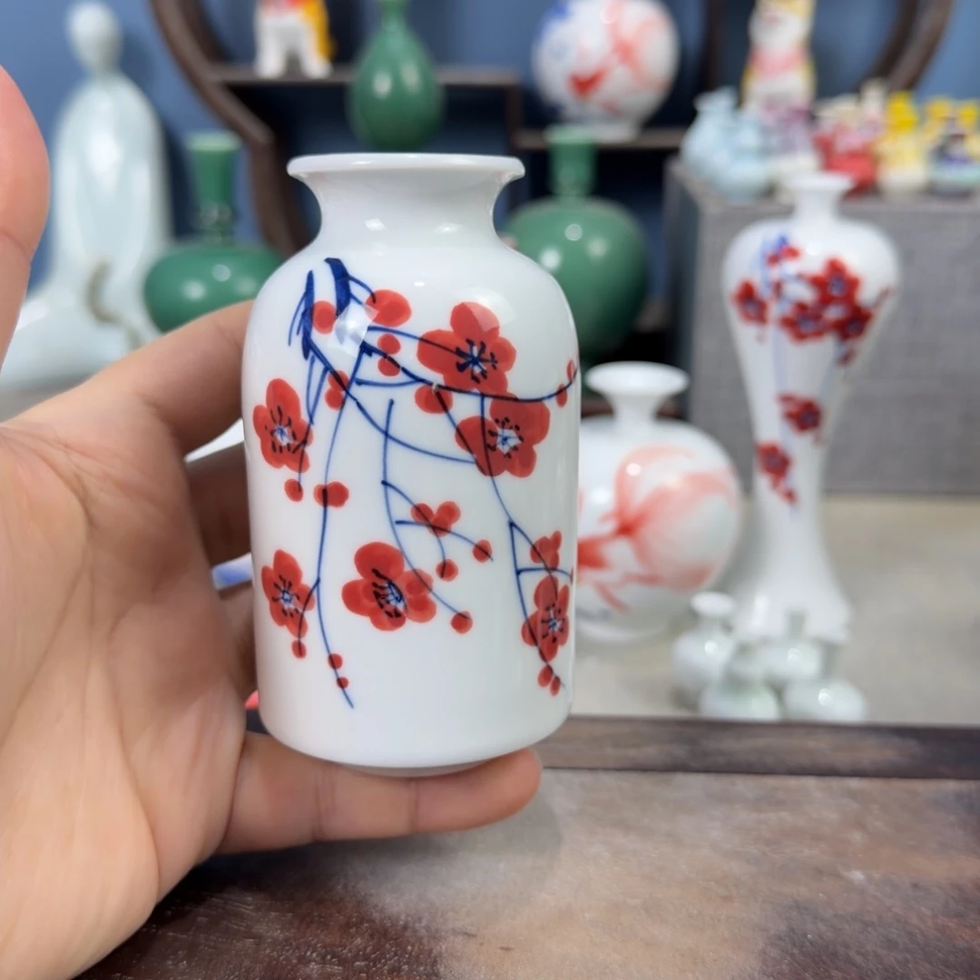 陶瓷手工小花器摆件