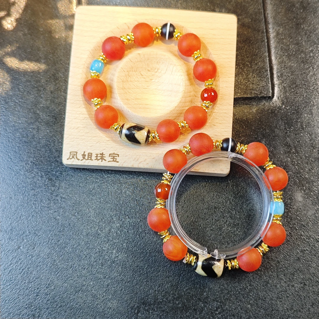 虎牙一线T珠多宝手串-多样性发其一-s1174