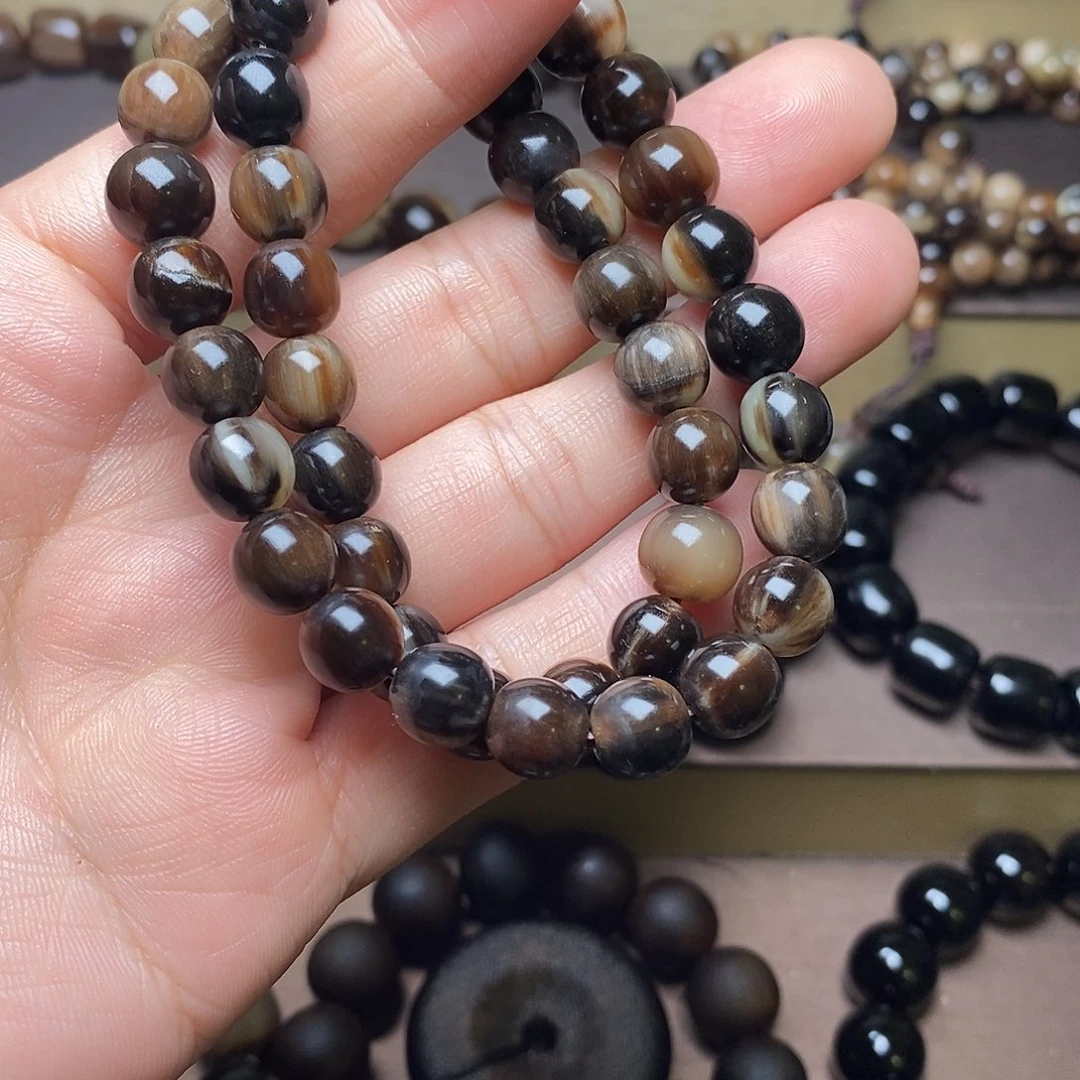 ค***ﾞ牛骨手串/手链牛角1.0两圈