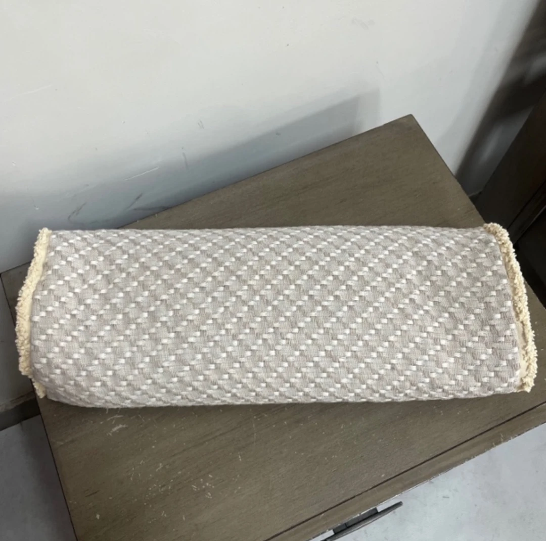 孤品 出口订单 可拆卸 亚麻荆轲子枕头一只 非高枕 填充五斤左右