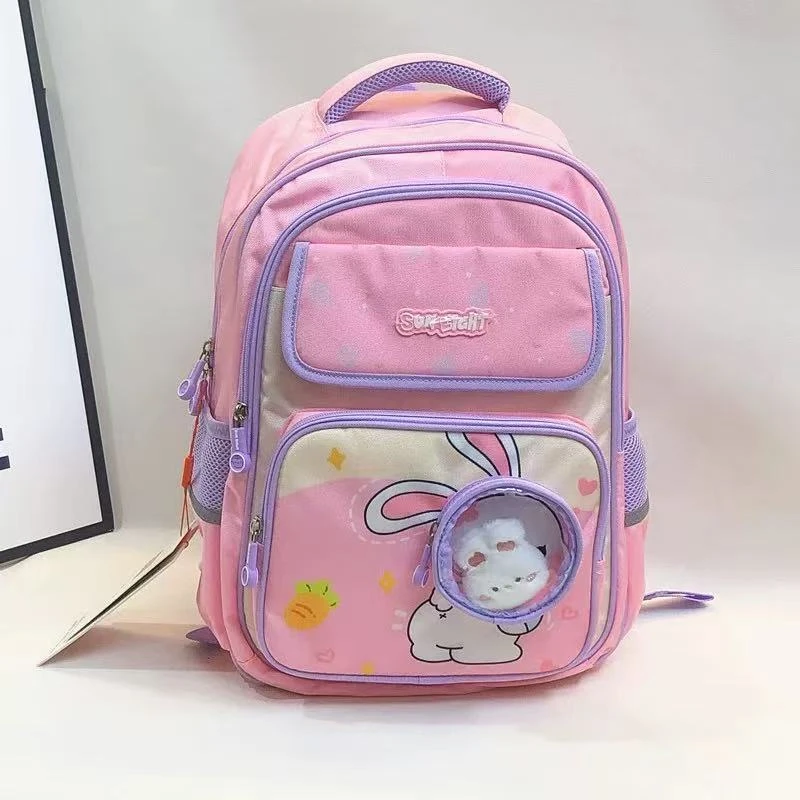 小彩虹品牌尾单儿童护脊大容量防水减负书包22143