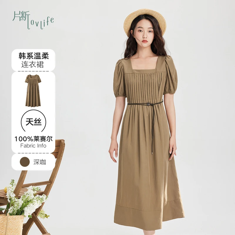 片断新款短袖连衣裙P3A122093L03