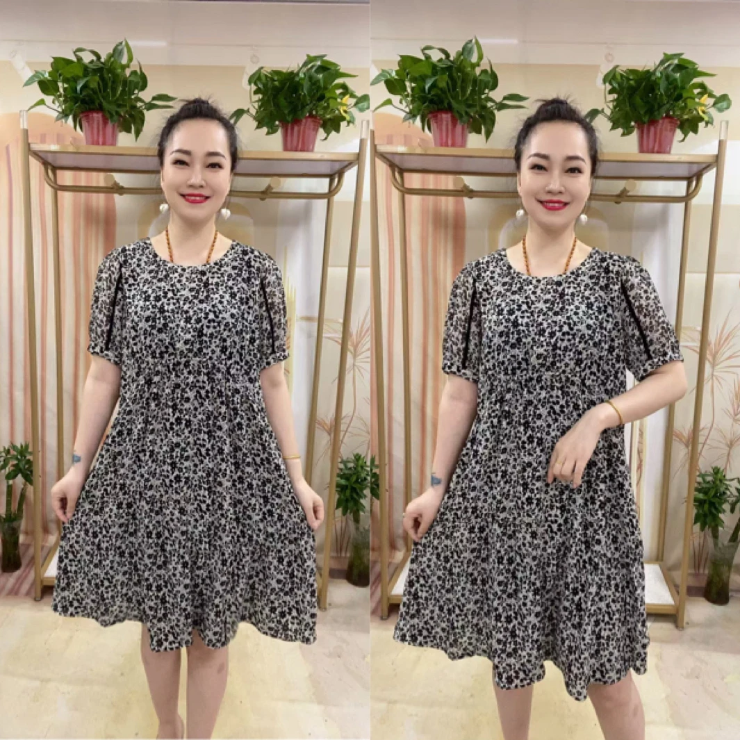 夏季爆款时尚小碎花连衣裙
