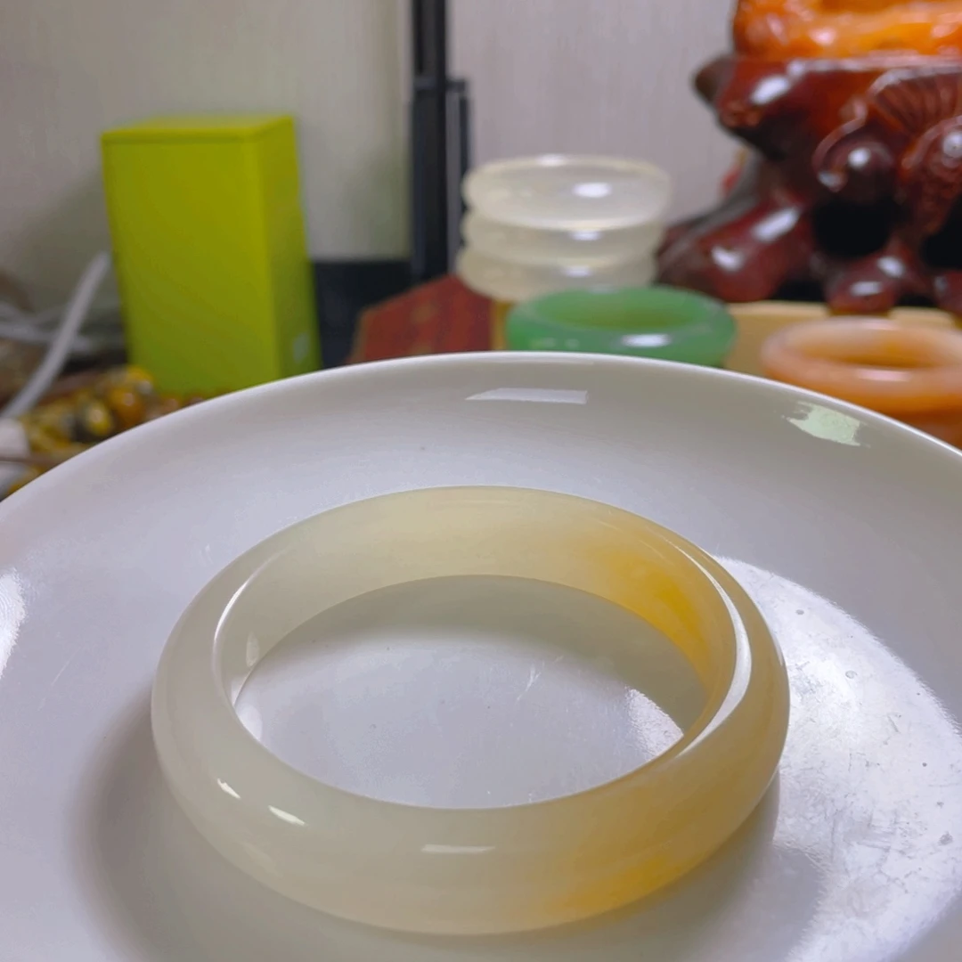 【闪购商品】长石玉未镶嵌手镯（开口镯）祈*