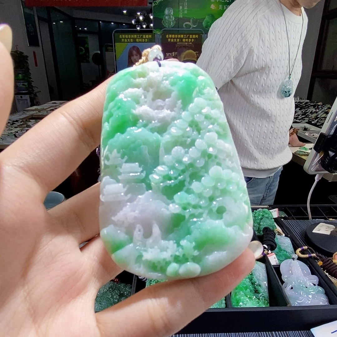 颈饰未镶嵌翡翠翡翠