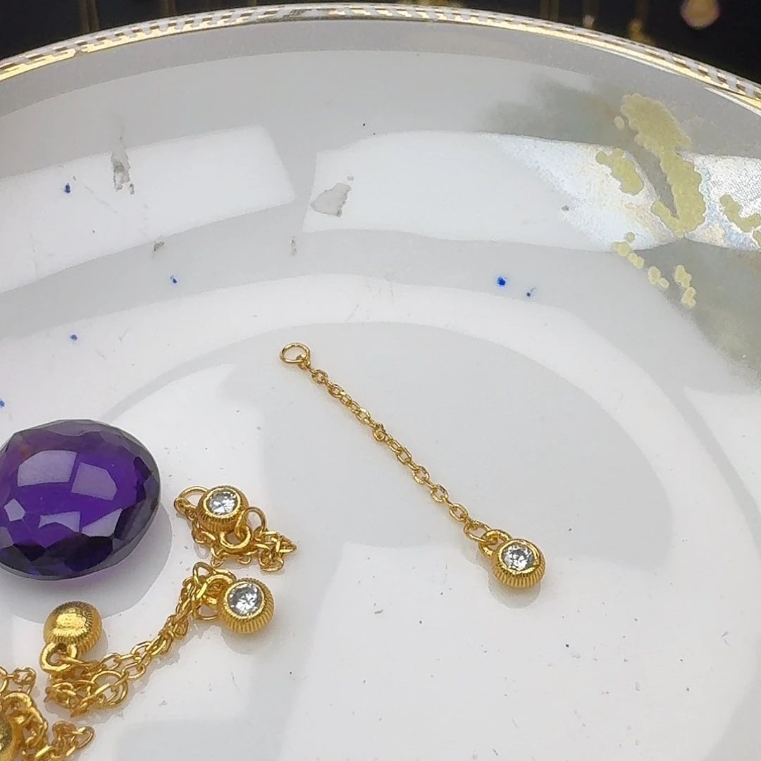 颈饰紫晶银S925镶嵌紫水晶925镶嵌100