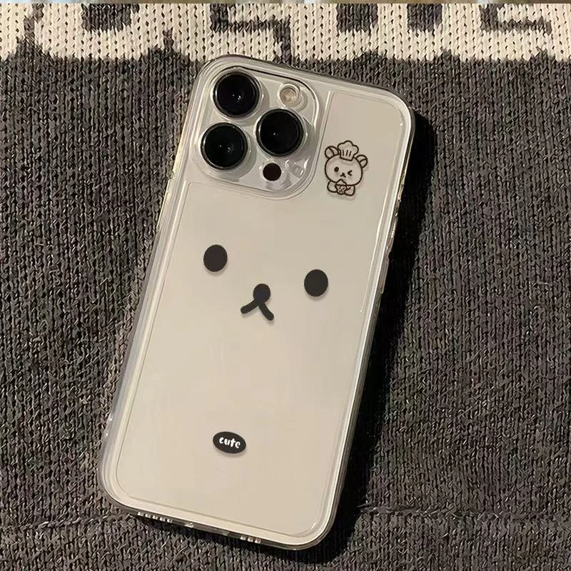 猫脸适用于苹果16ProMaxiphone手机壳太空壳情侣保护套可爱