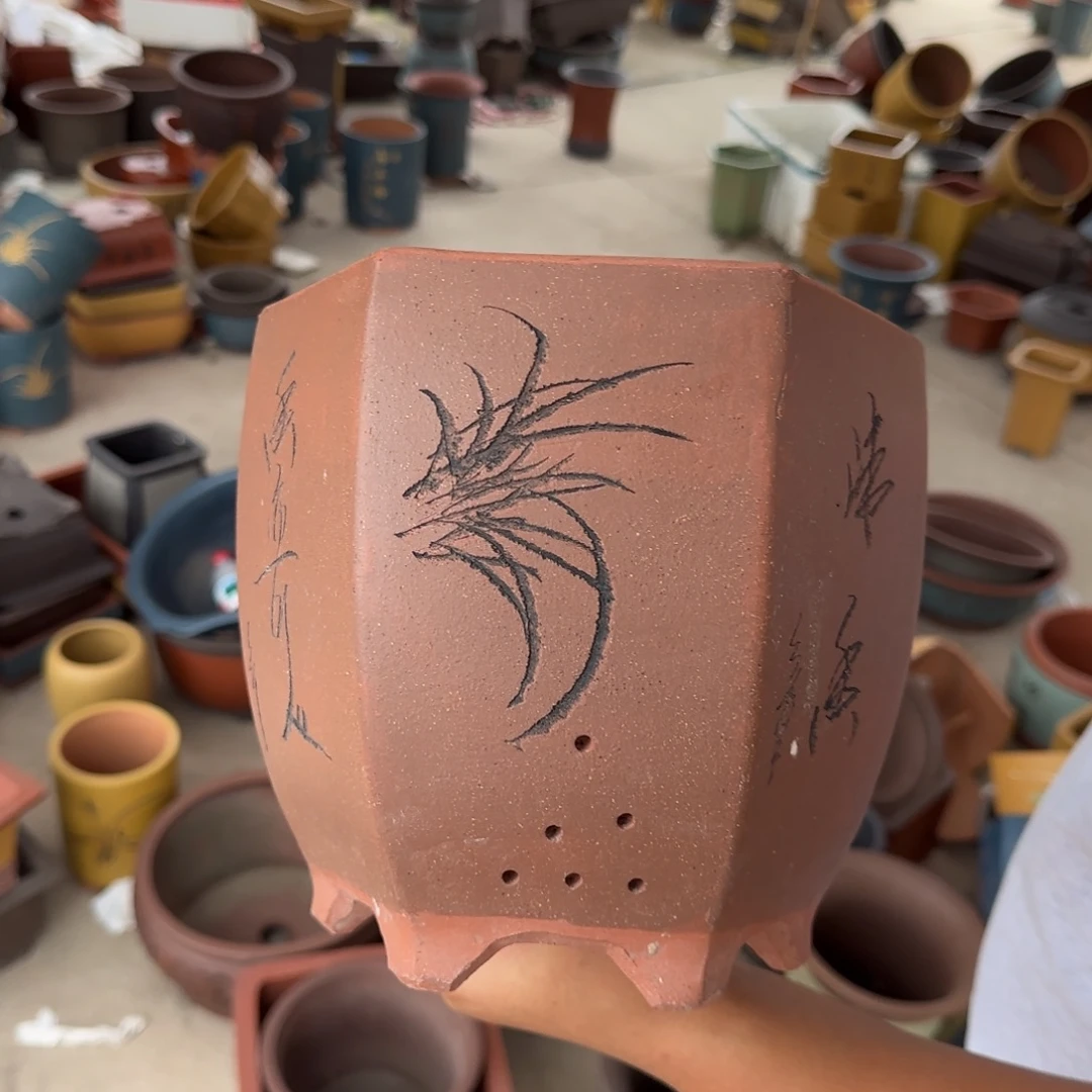 紫砂花盆口径20.20口径