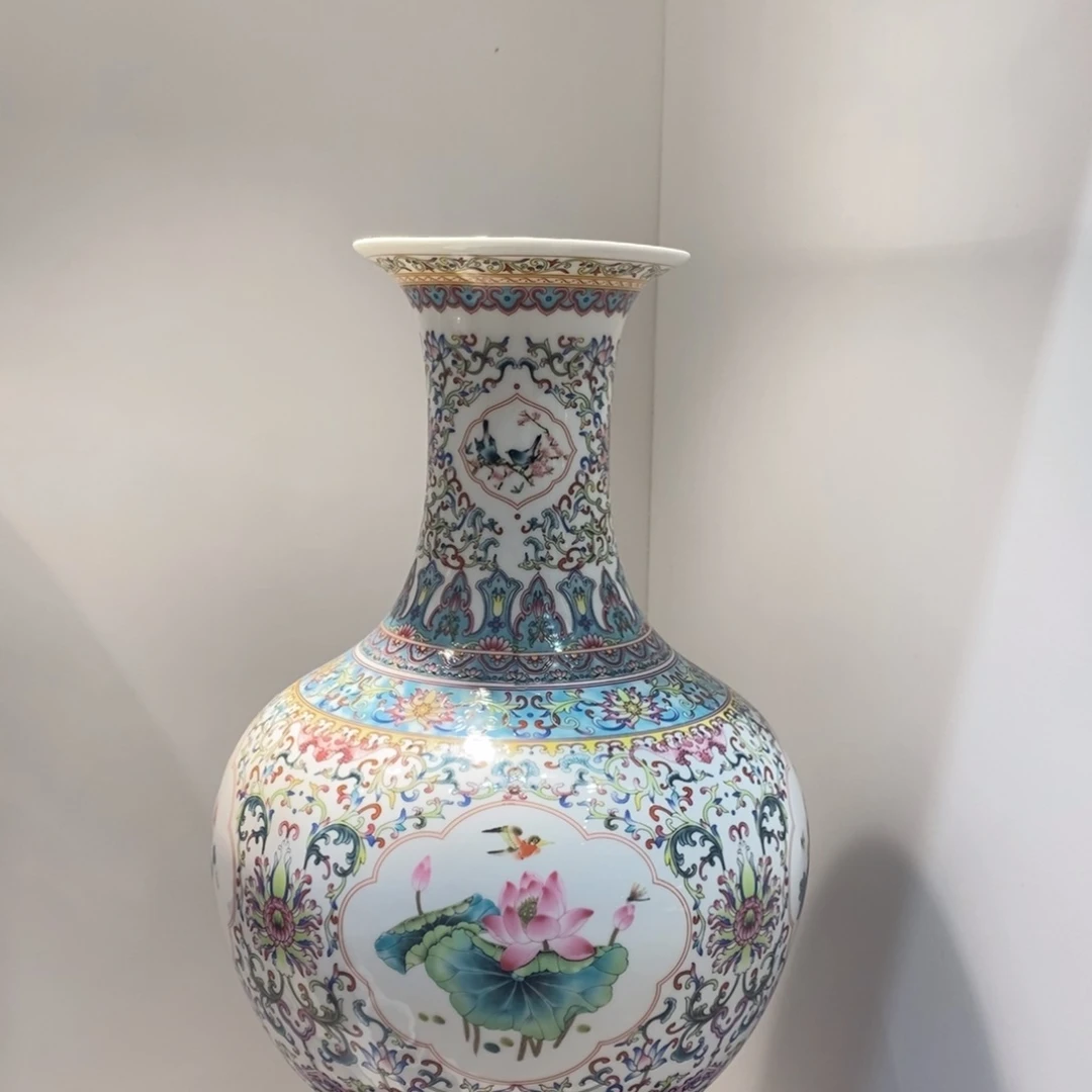 摆件景德镇陶瓷花瓶摆件