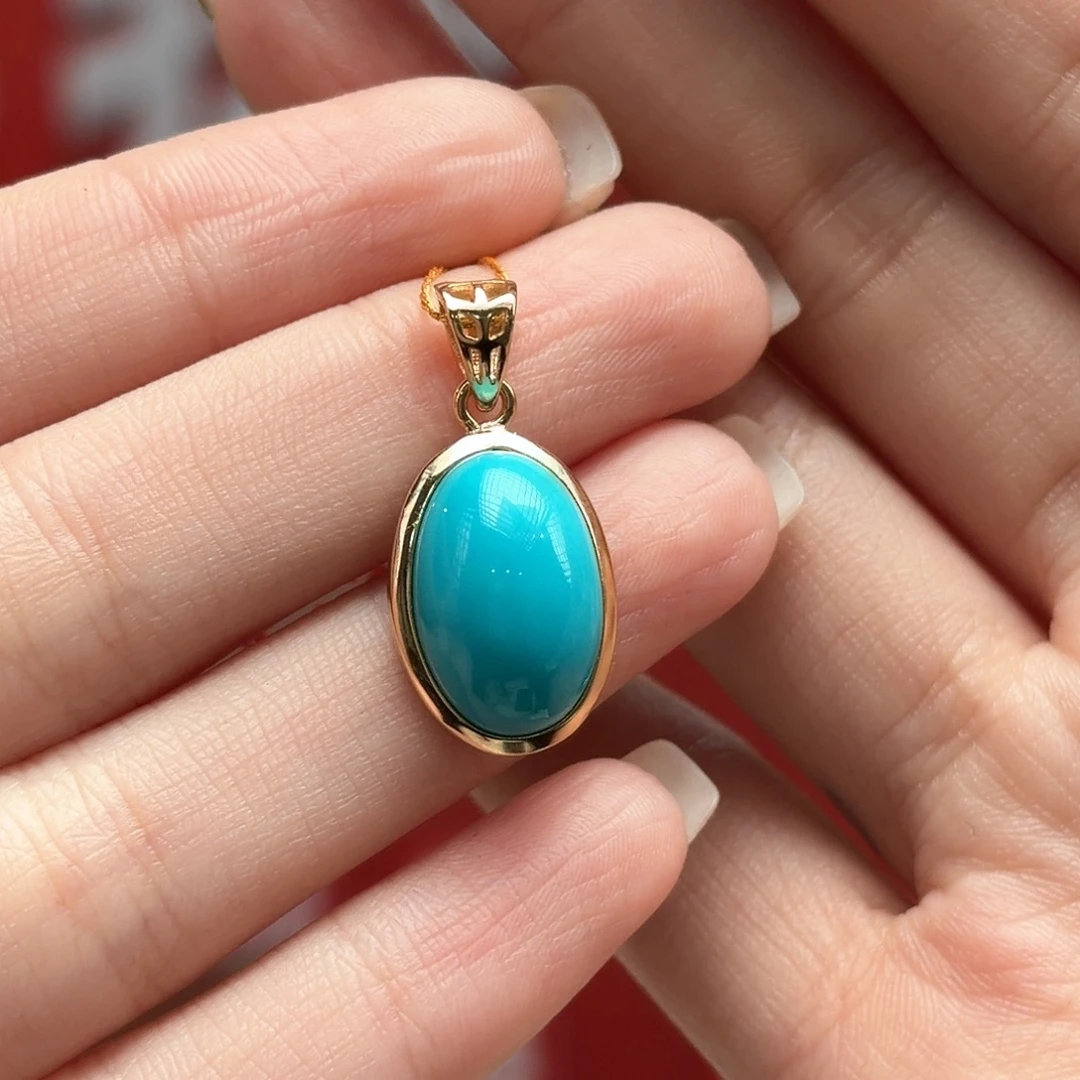 绿松石未镶嵌颈饰