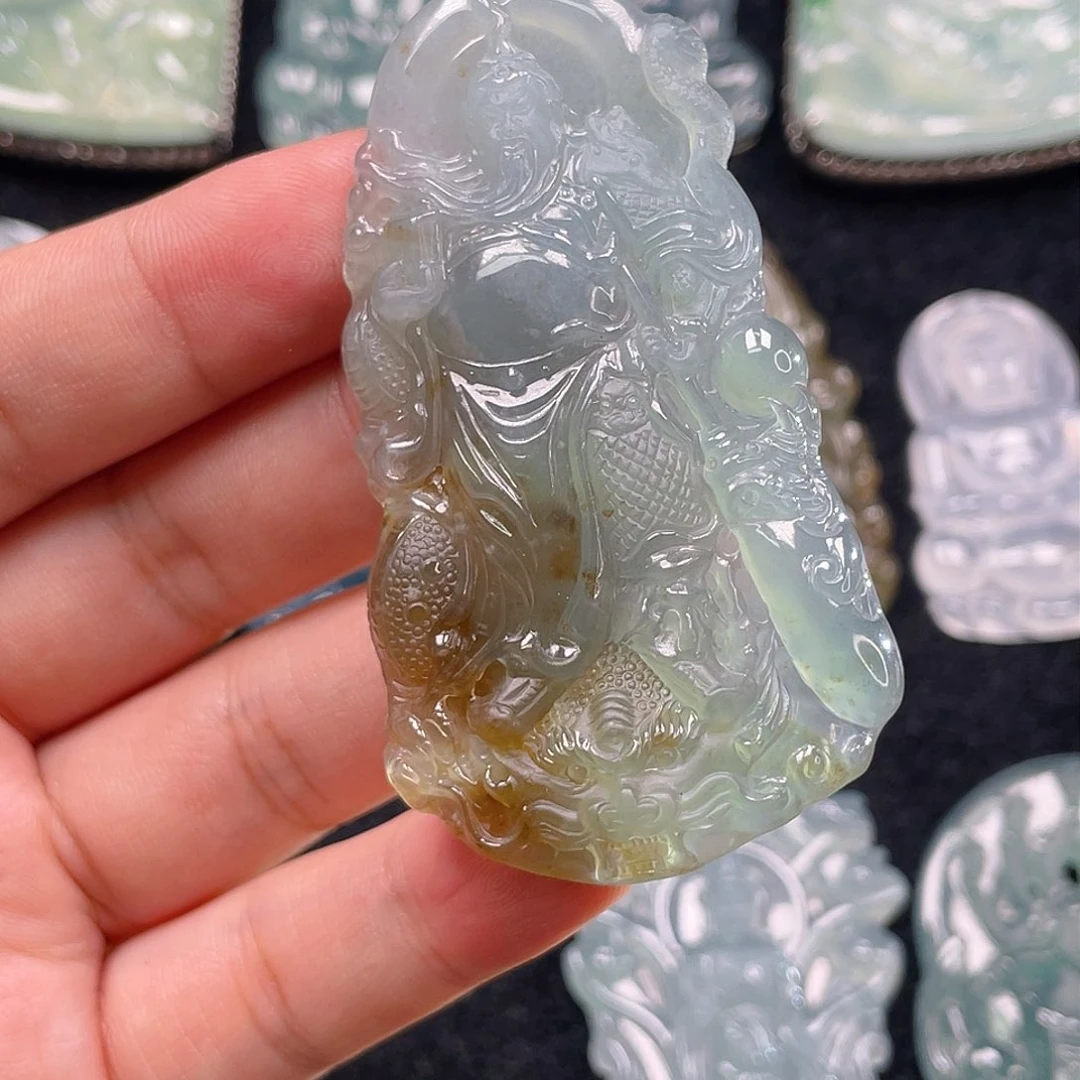 颈饰未镶嵌翡翠6，