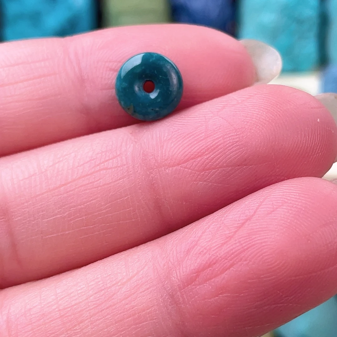 绿松石未镶嵌平安扣