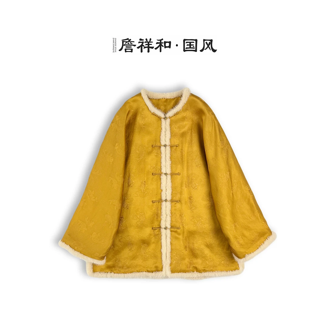 『三潭』詹祥和·桑蚕丝手工高定显瘦减龄汉服上衣中式国风