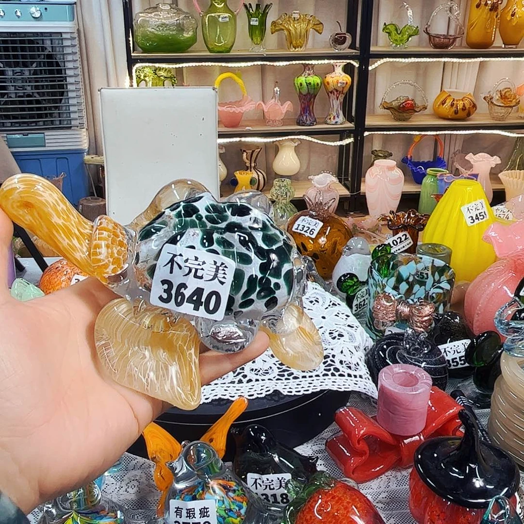 3640 家悦美居琉璃摆件不完美