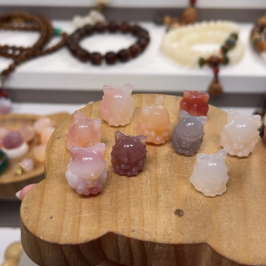 吊坠白玉菩提凤九一个