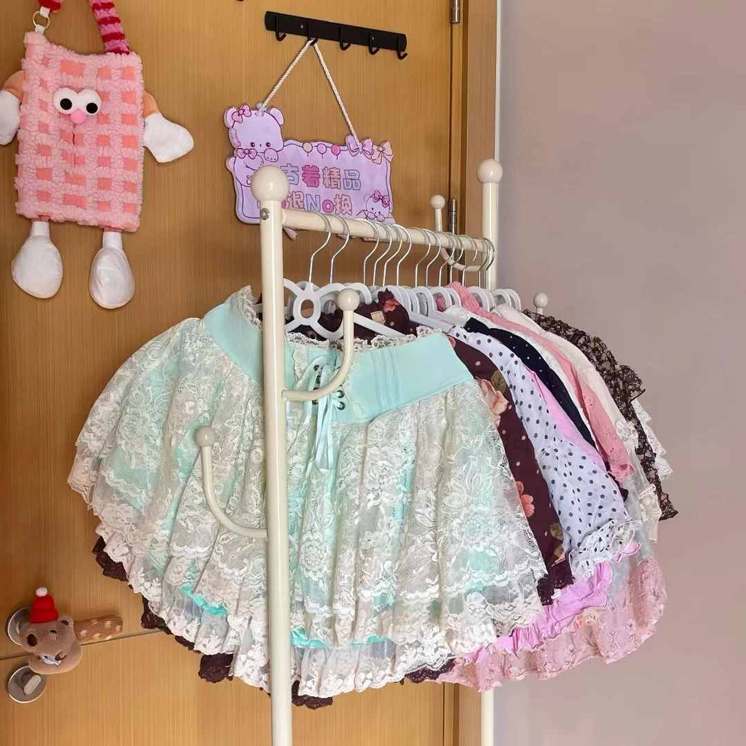 【米奇大王vintage】日系古着甜美吊带短裙