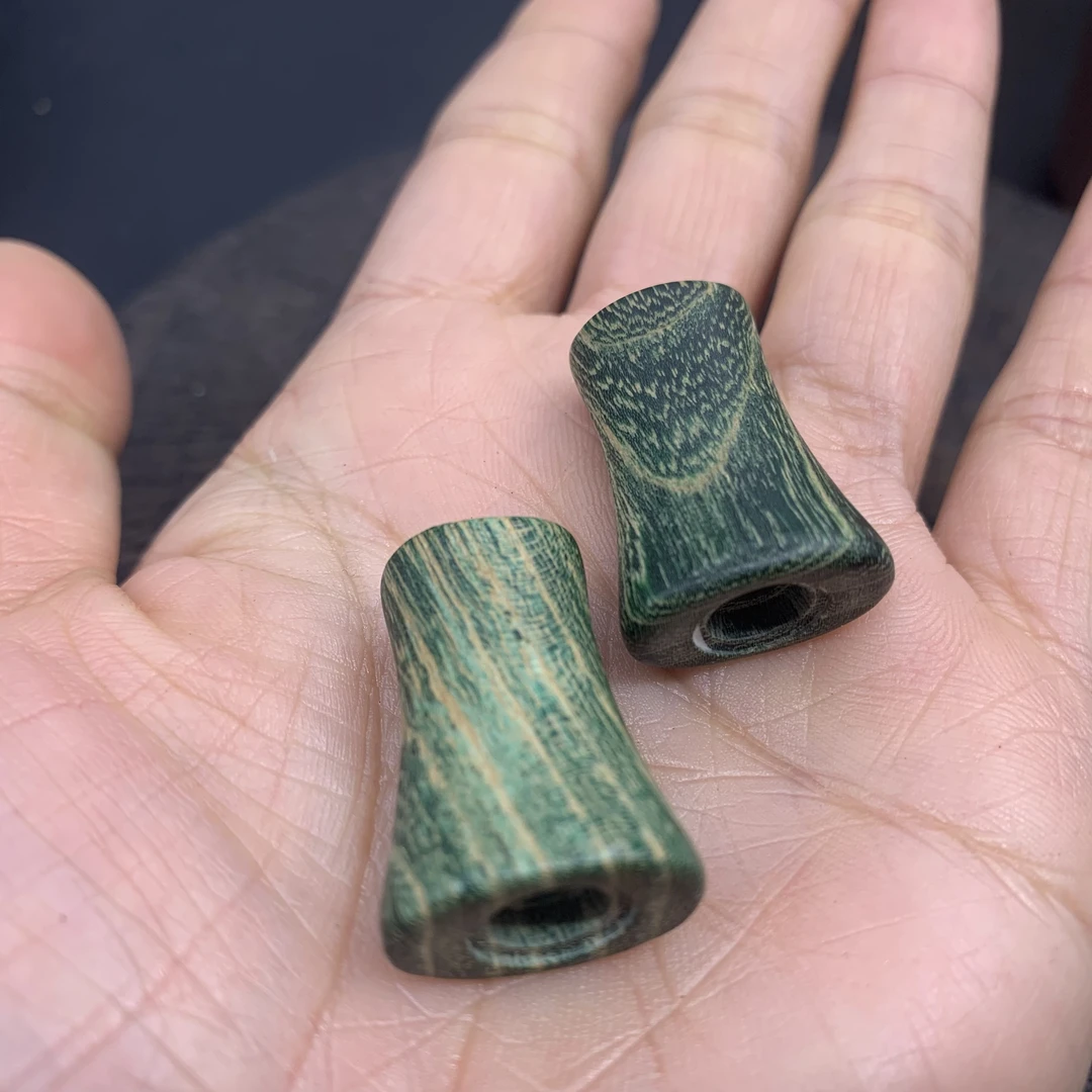 网秋粒手搓 水滴轮稳定木一对 网秋粒diy迷你型握丸