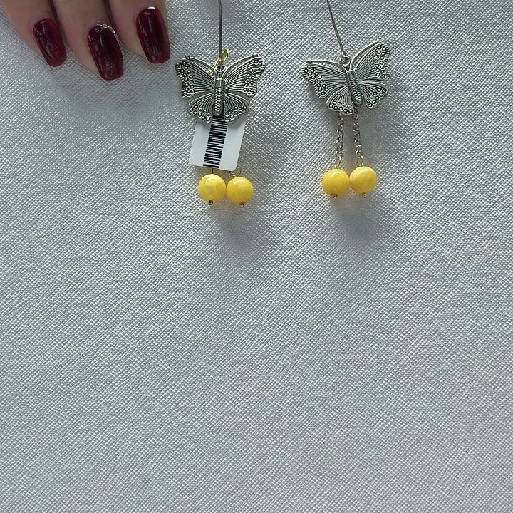 蜜蜡耳环银S925镶嵌蜜蜡耳环