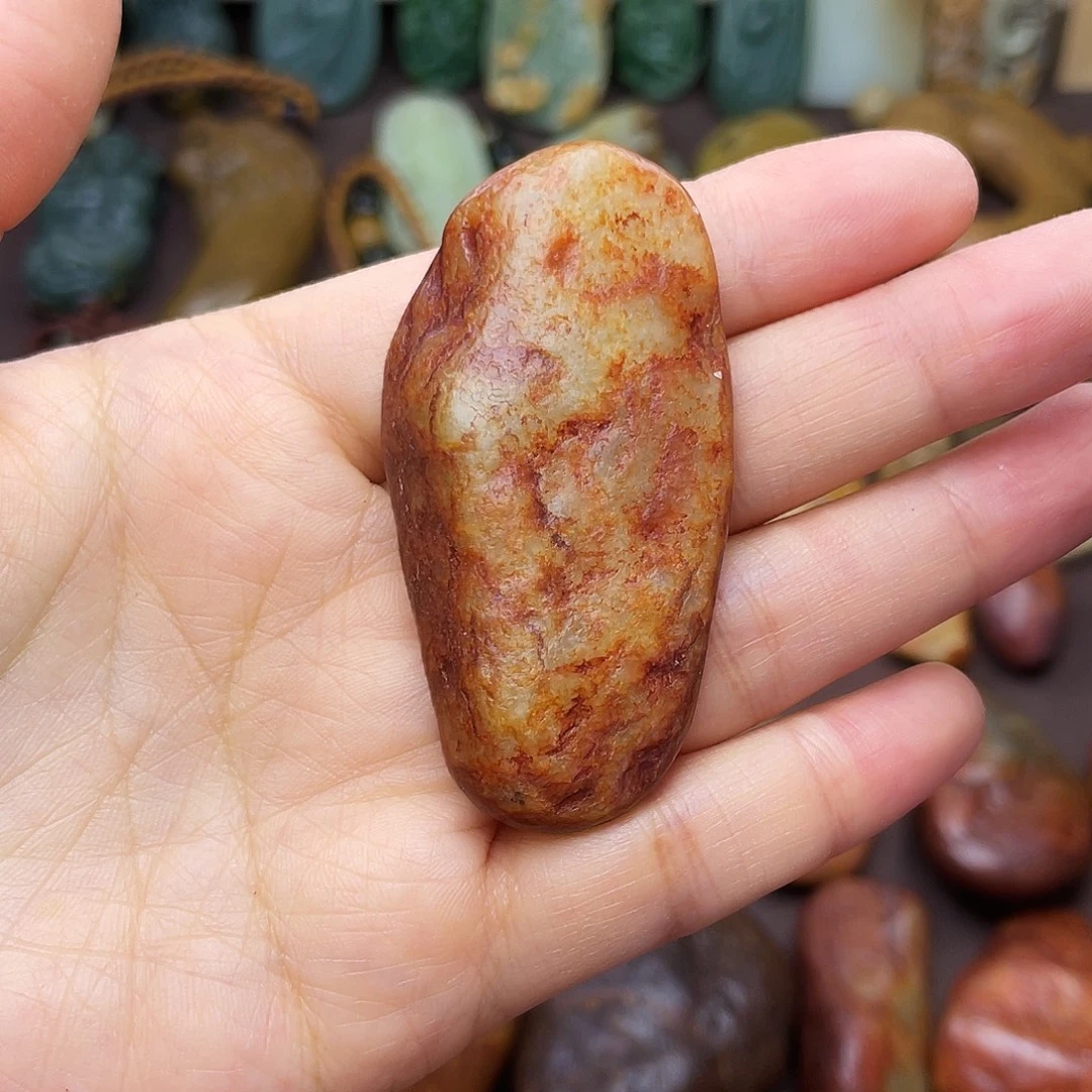 岫岩河磨玉（透闪石质玉）未镶嵌颈饰