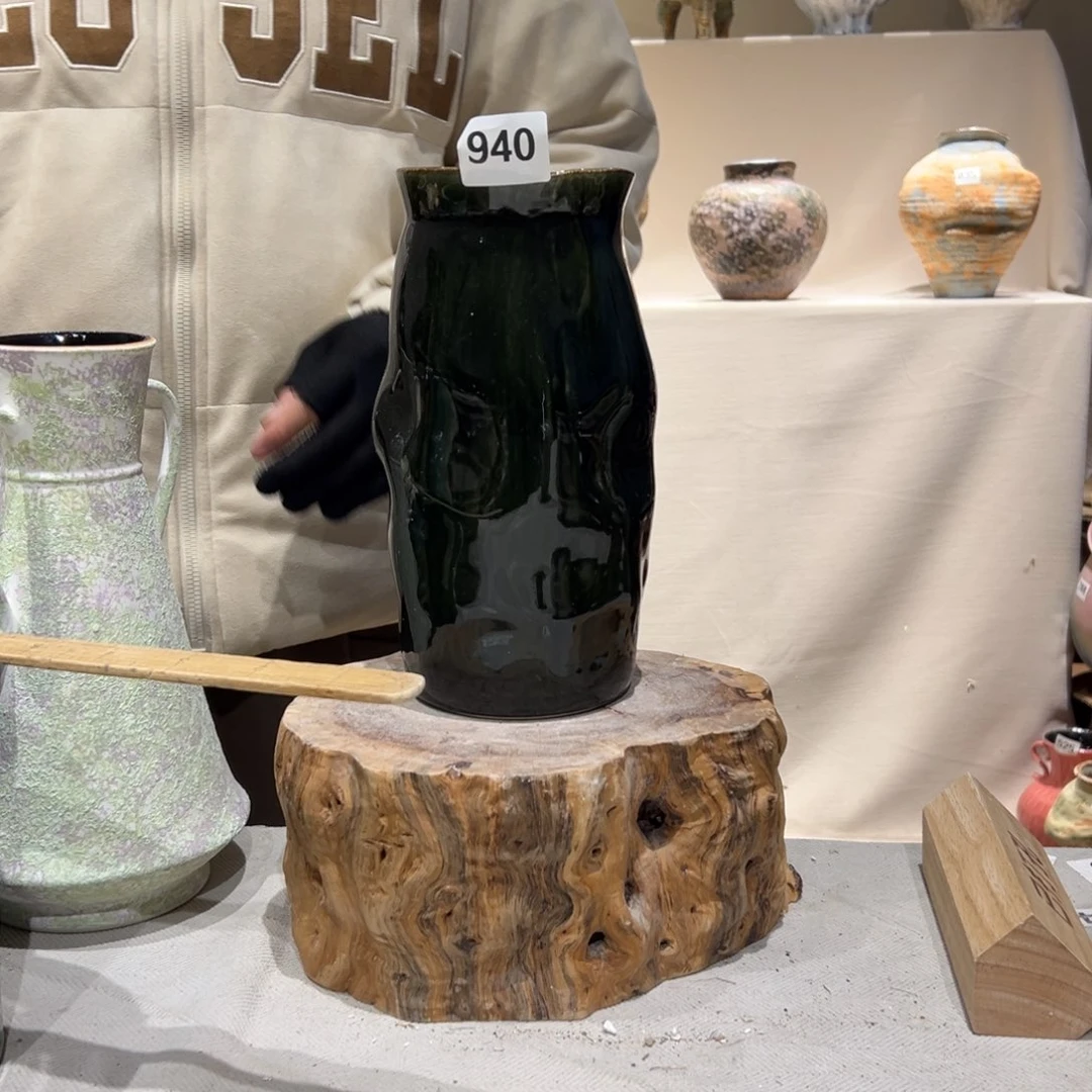 景德镇高温陶瓷940花瓶摆件花瓶摆件