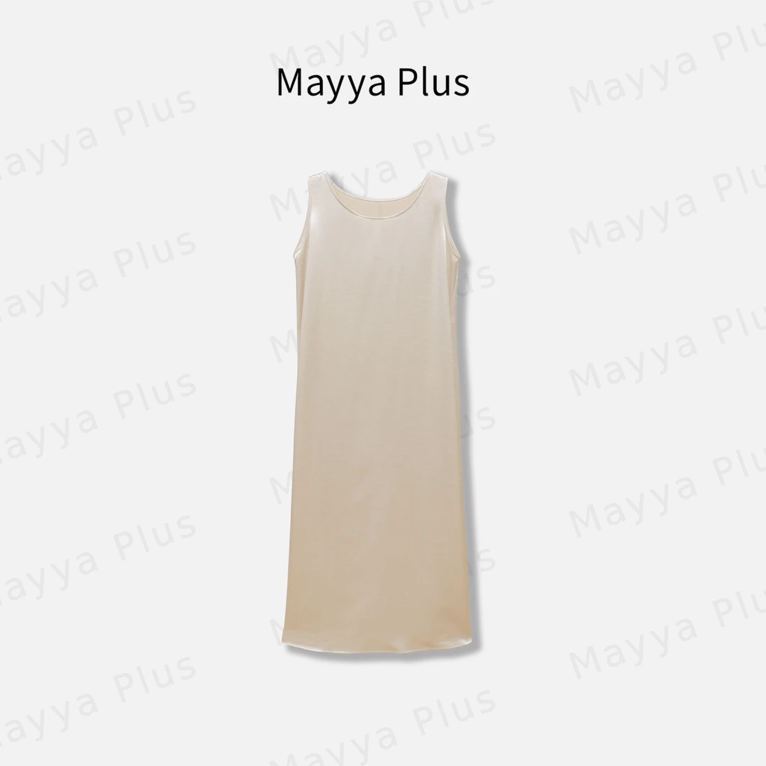 【冰丝裙】Mayya Plus麦芽定制夏季高级感显瘦背心连衣裙子32528150