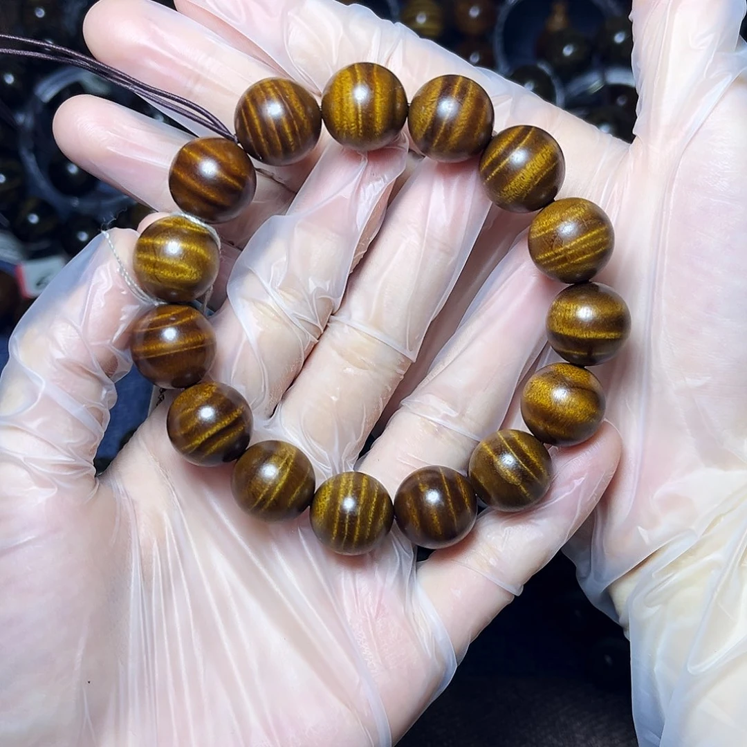金丝楠手串/手链1.5满西瓜枯木