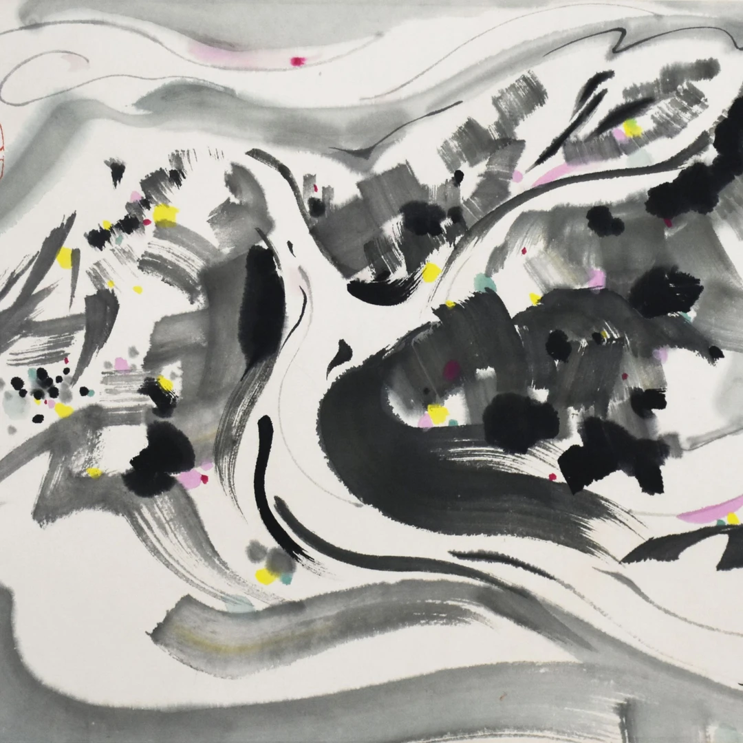 HM5185 山水 34×45 纸本镜片 1.3平尺