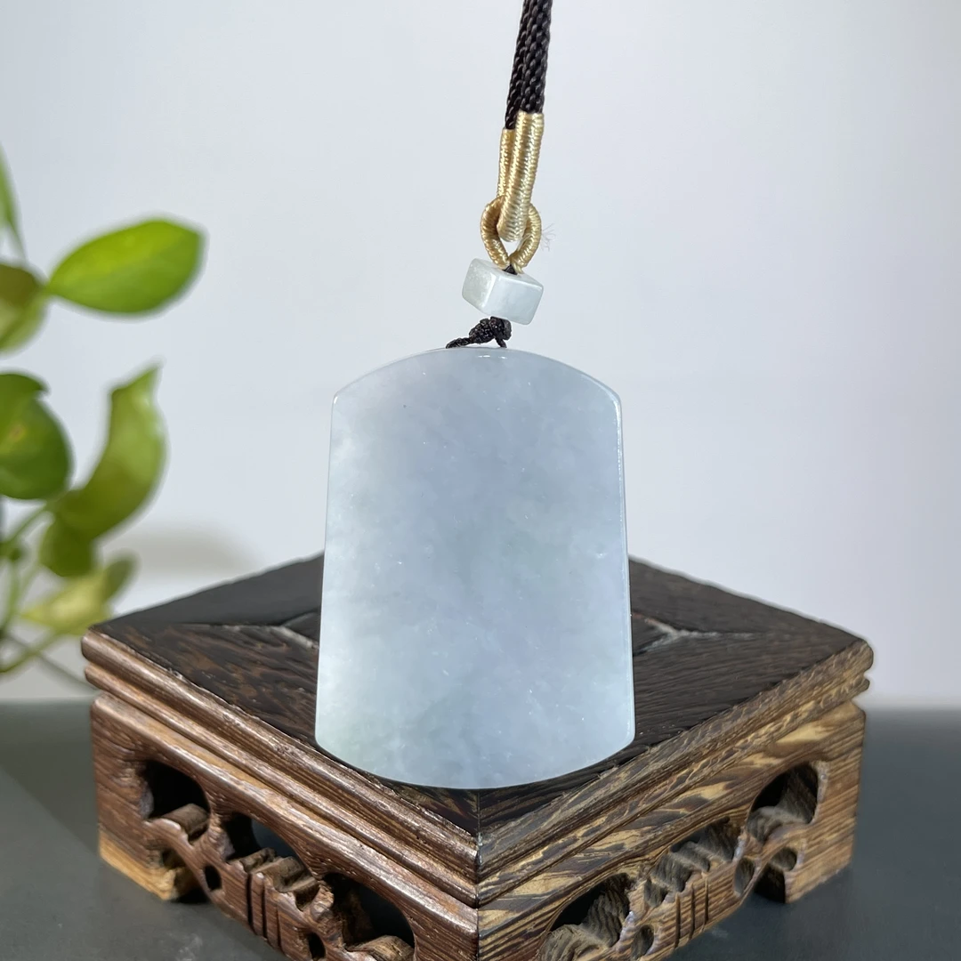 JCW13-65  天然翡翠缅甸A货 无事牌