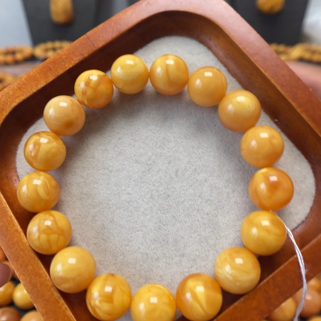 蜜蜡未镶嵌手链蜜蜡