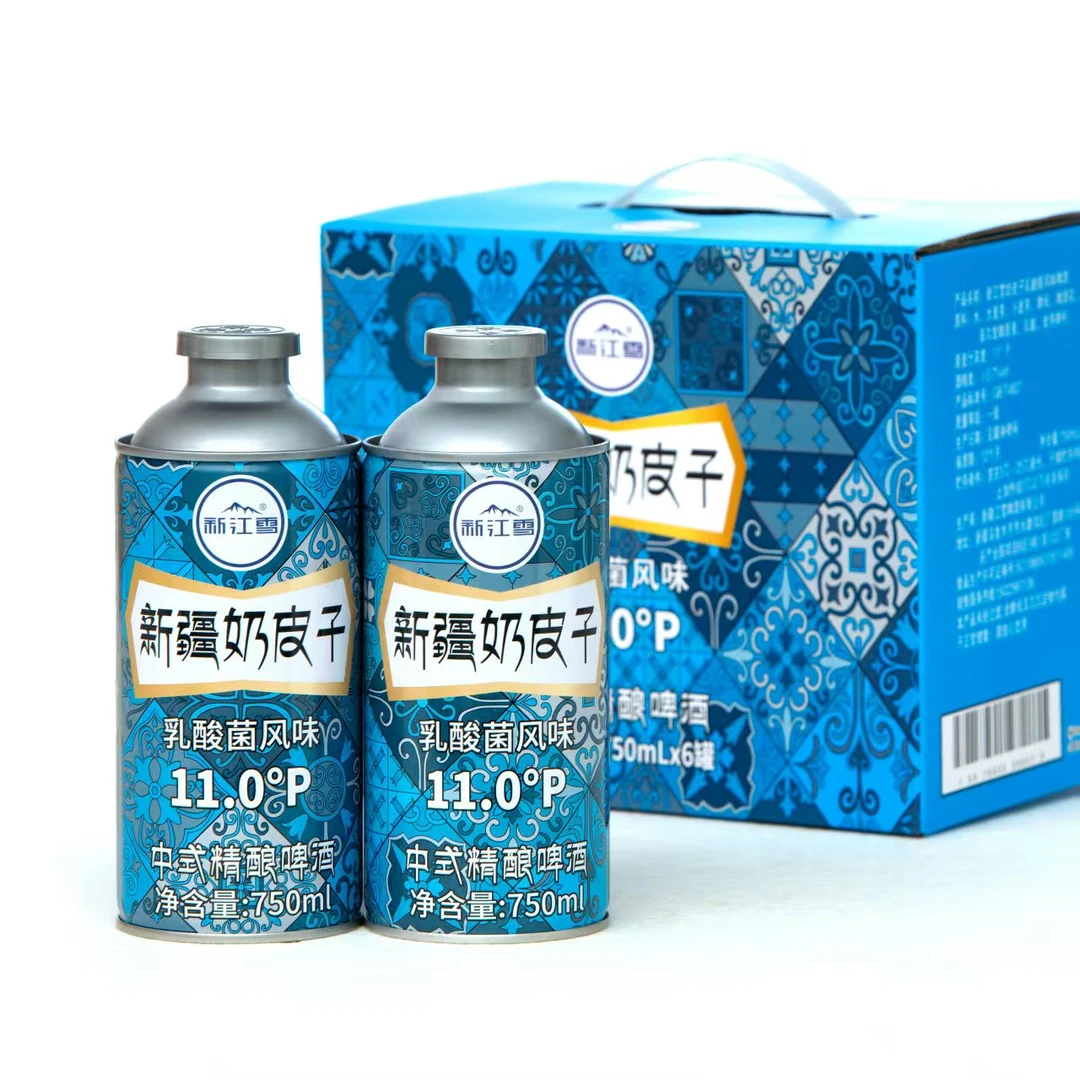 新江雪新疆原产地麦芽啤酒花天山雪水酿造精酿原浆啤酒新疆风味