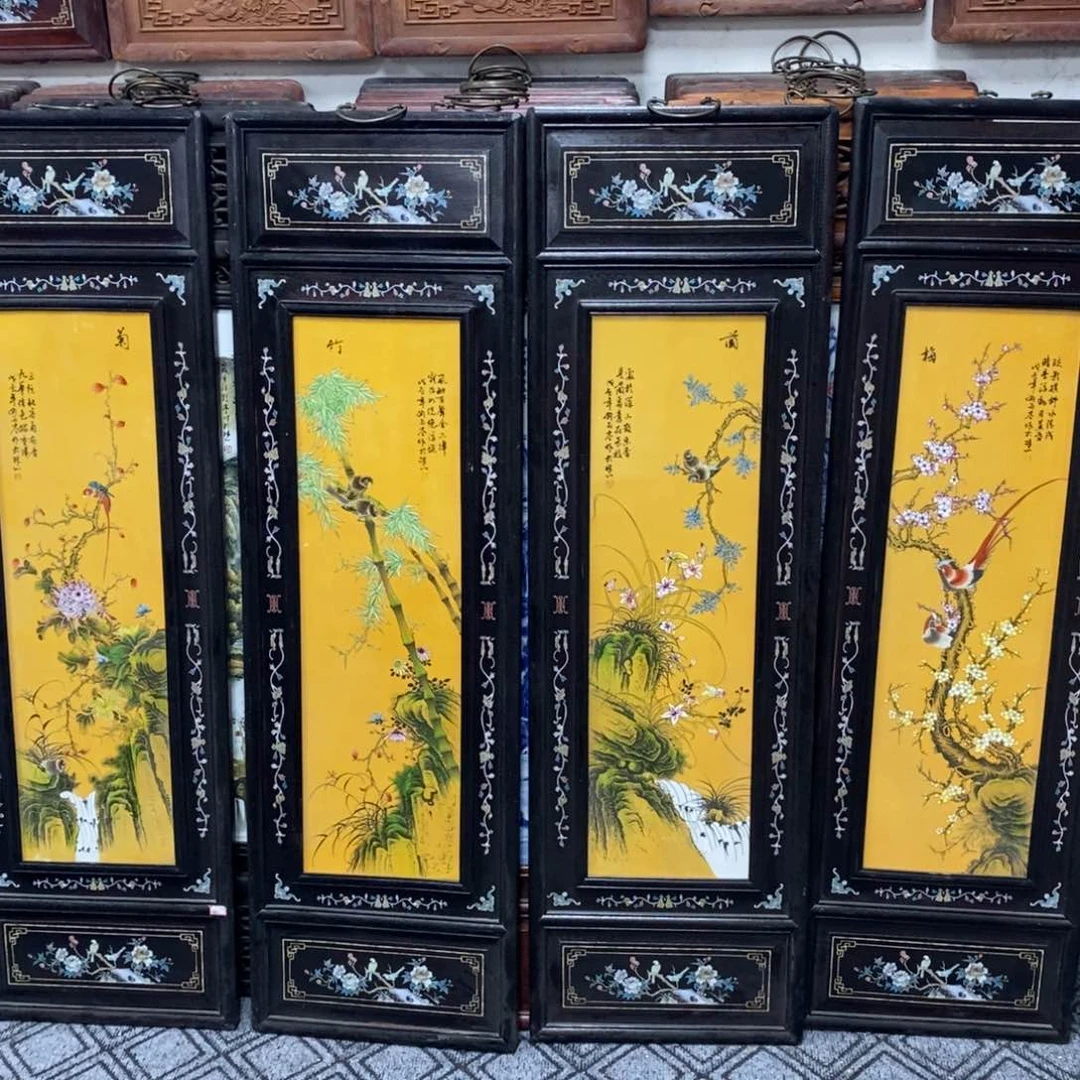 瓷片纵****司景德镇瓷板画柴窑烧制
