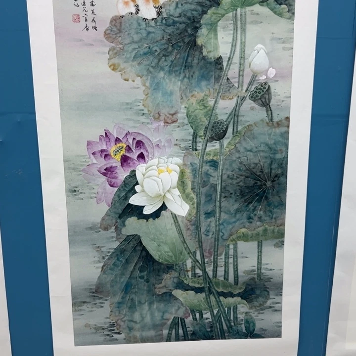 认***待国画宣纸纯手绘字画