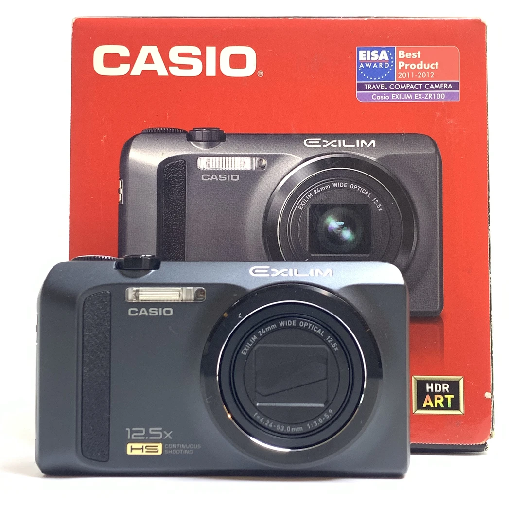 95新 Casio/卡西欧 ZR100数码相机1200w像素12.5倍长焦可摄月